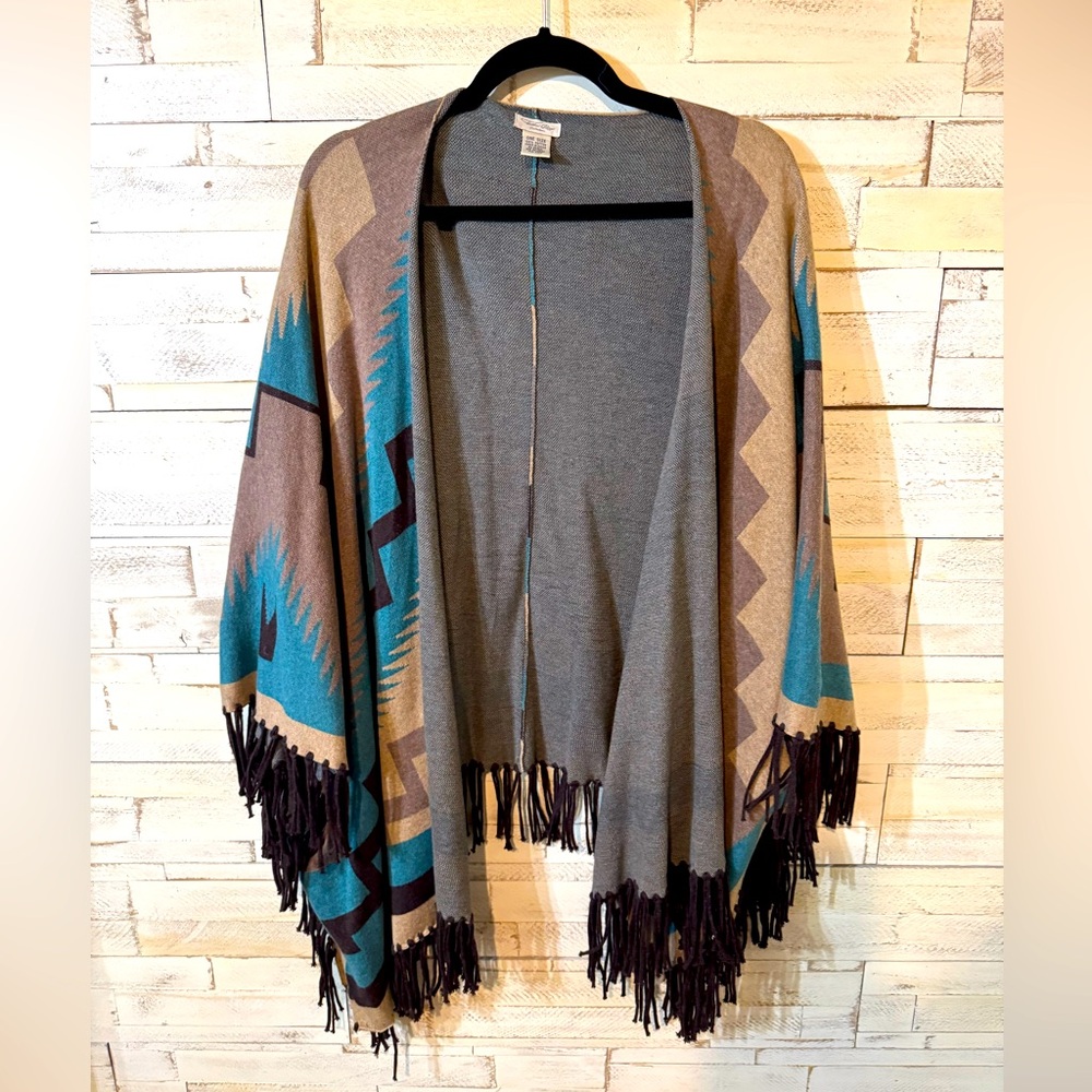 Bohemian Fringe Cape